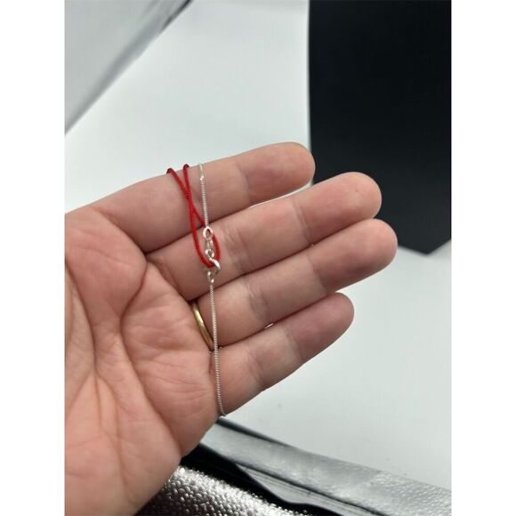 Swarovski Zirconia Solitaire Square Pendant Necklace - Picture 3 of 4